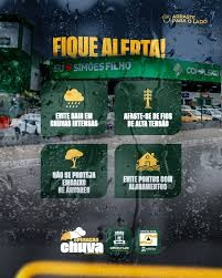 Defesa Civil monitora intensificação das chuvas e reforça ações preventivas da Operação Chuva