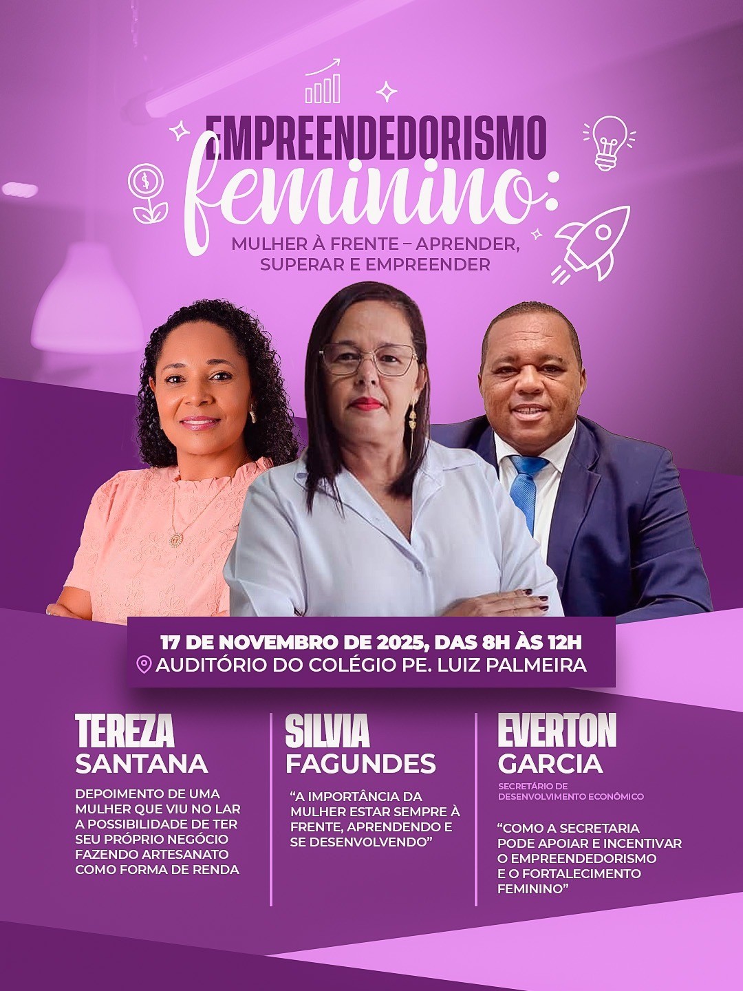 Silvia Fagundes promove evento de Empreendedorismo Feminino no dia 17