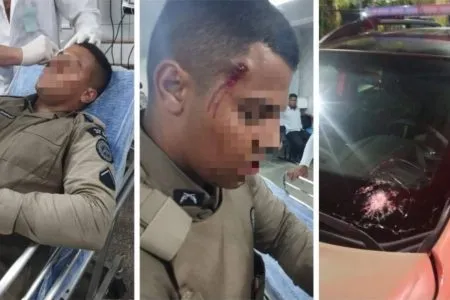 Disparo atravessa viatura e deixa policial ferido durante ataque no Nordeste de Amaralina