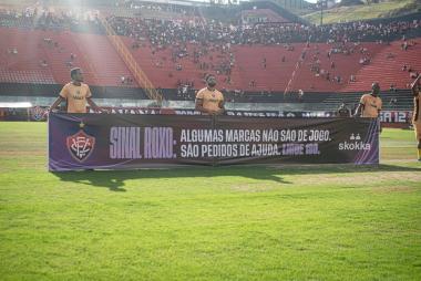 Governo da Bahia reforça campanha Feminicídio Zero durante o clássico BA x VI pelo Baianão 2026 | SECOM