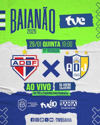 TVE transmite Bahia de Feira e Jequié nesta quinta-feira (29) | SECOM