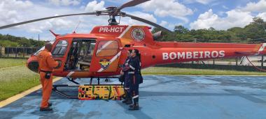 Parceria entre CBMBA e Samu garante equipe médica 24h na base aérea durante o Carnaval 2026 | SECOM