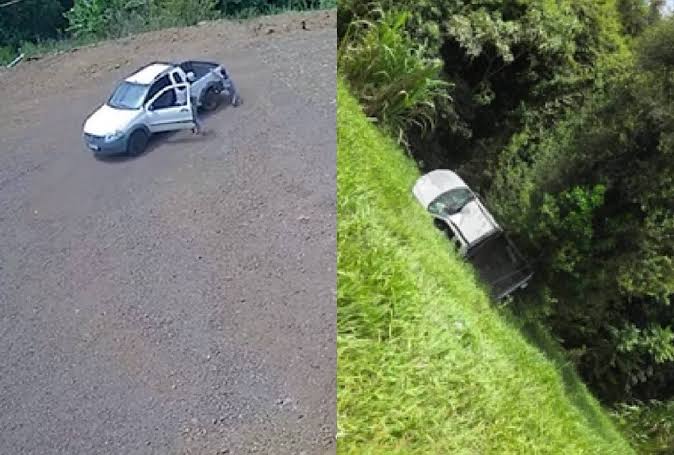 crianças saltam de carro em movimento, e veículo cai em ribanceira – Imprensa Bahia