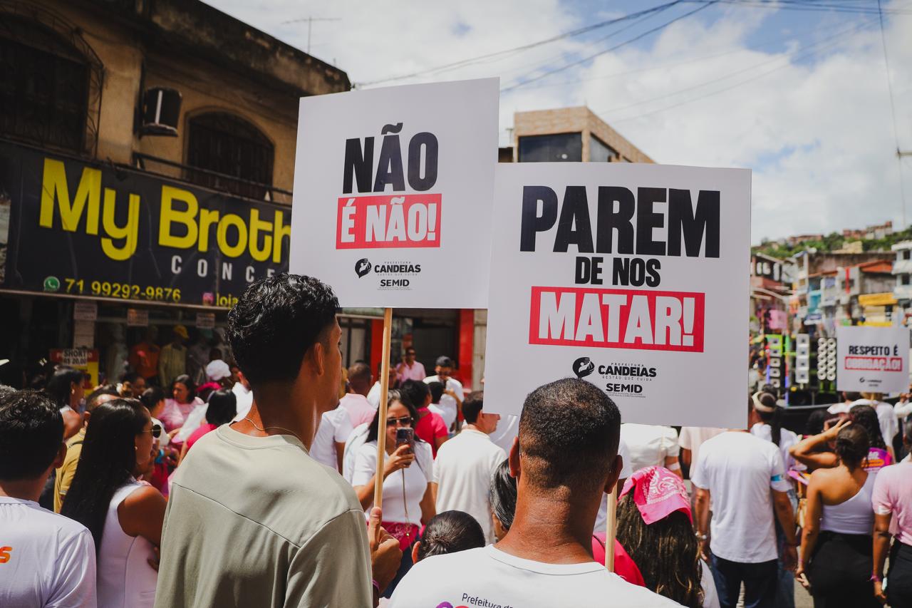 Caminhada Eles por Elas marca o início das ações voltadas no combate à violência contra a mulher – Imprensa Bahia