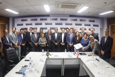 Governador recebe presidente da Câmara dos Deputados e reforça diálogo institucional em agenda com bancada federal | SECOM