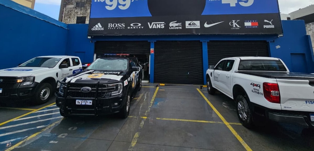 Operação Réplica combate sonegação fiscal e venda de mercadorias falsificadas em loja de Salvador