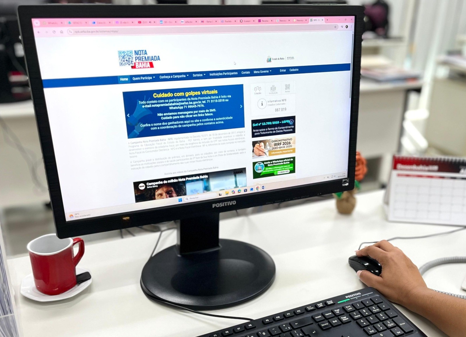 Nota Premiada Bahia tem participantes em todos os estados do país