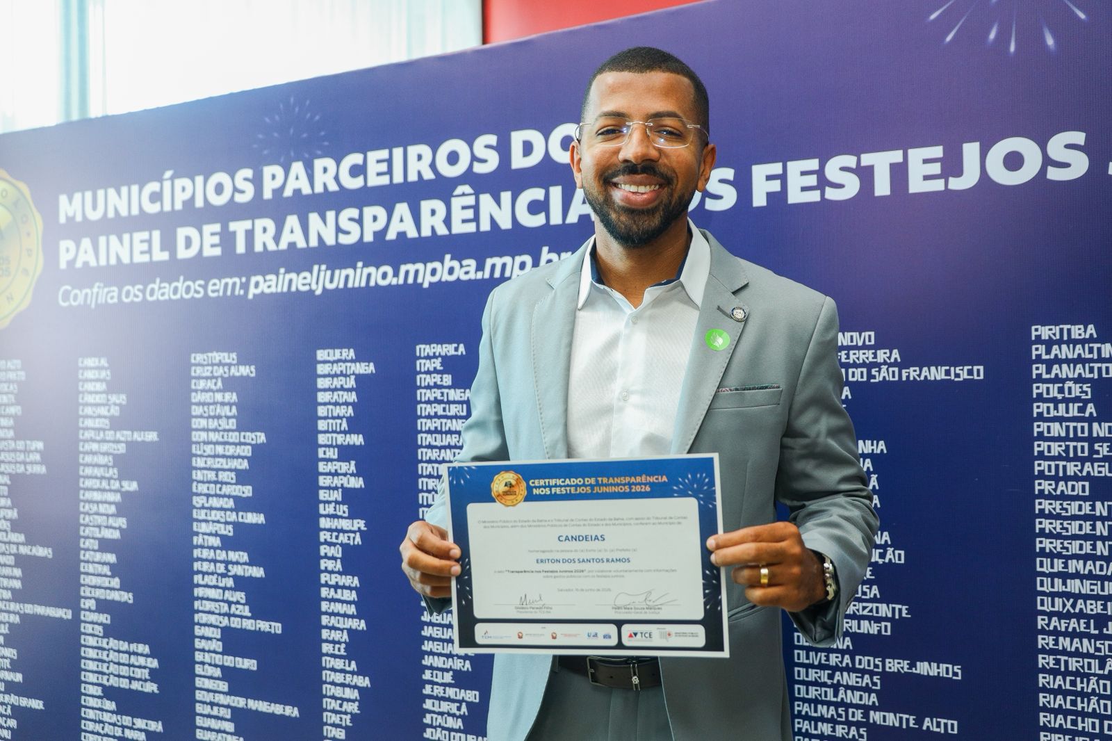 Gestão Eriton Ramos imprime padrão de transparência e recebe selo do MP – Imprensa Bahia