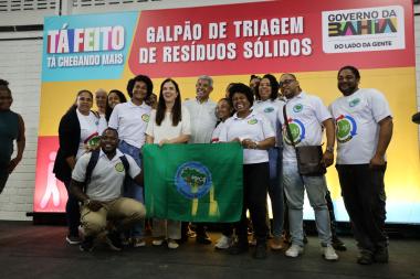 Unidade de triagem para cooperativas de reciclagem amplia inclusão produtiva e fortalece agenda ambiental na Bahia | SECOM