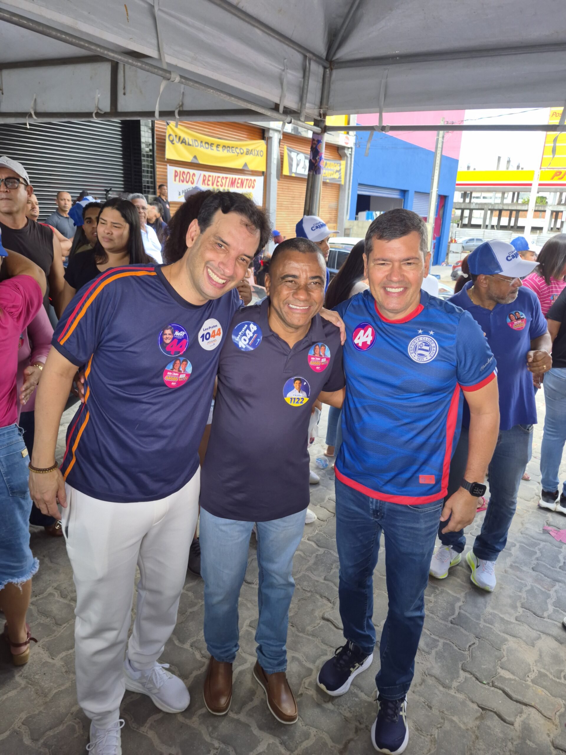 Em Simões Filho, Léo Prates reforça compromisso com Del e busca novos recursos para o município